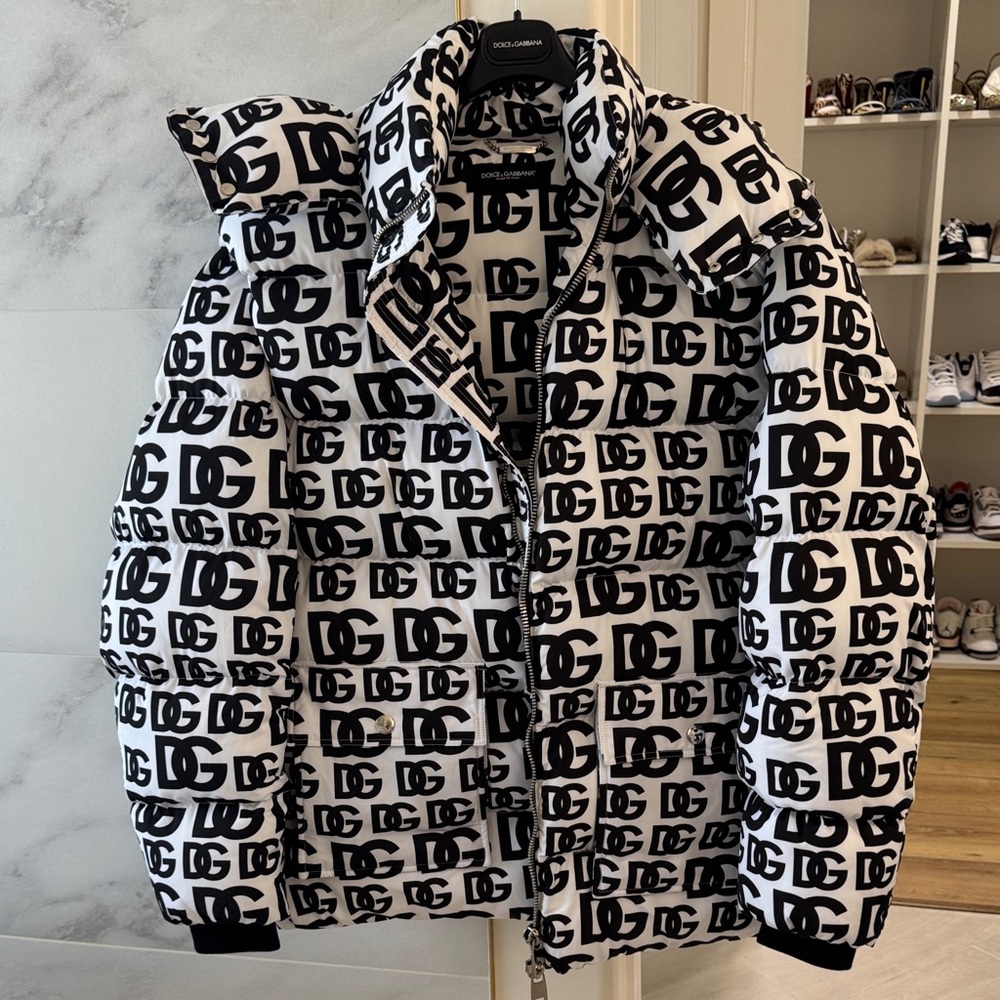 Dolce & Gabbana Monogram Black and White Jacket